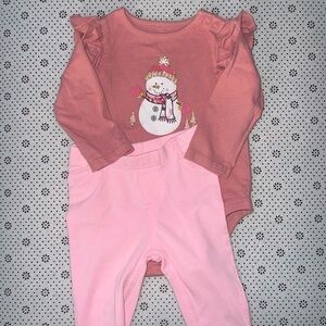 🛍 CUTE LITTLE GIRLS OUTFIT SIZE 3-6 MONTHS